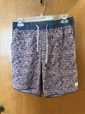 7 Diamonds Core Active Shorts Mens Pink/Blue Outdoor Lightweight Active Small